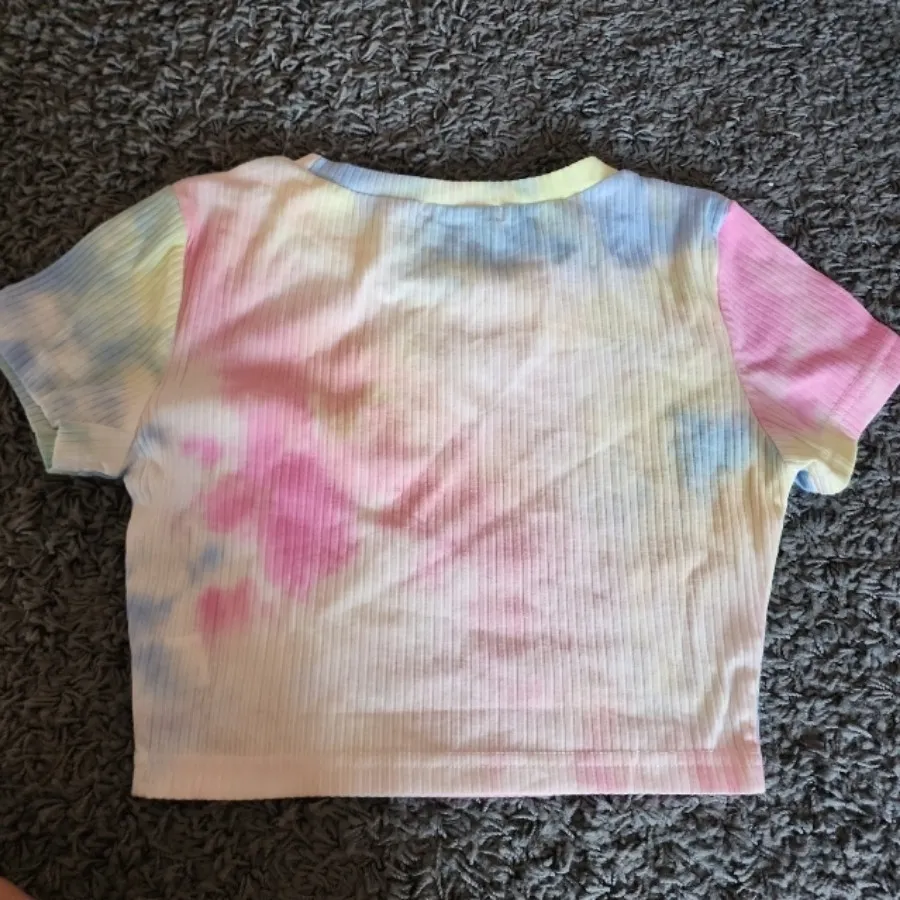 کراپ تیشرت پاستلی Shein