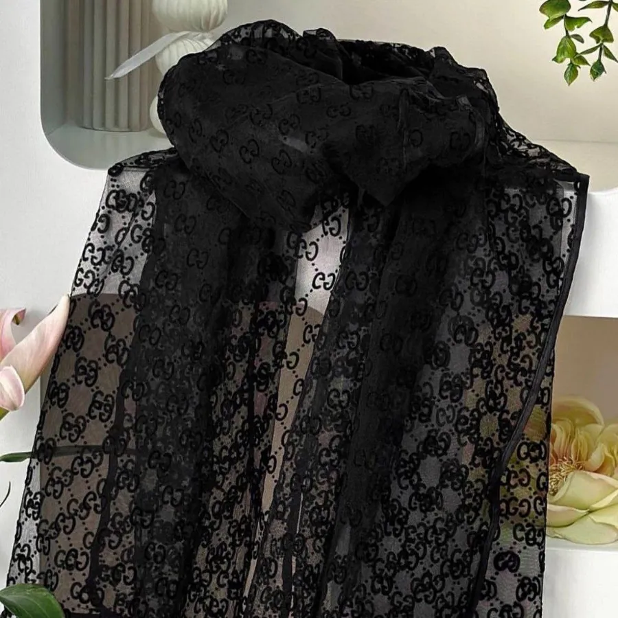 شال توری مخمل برجسته