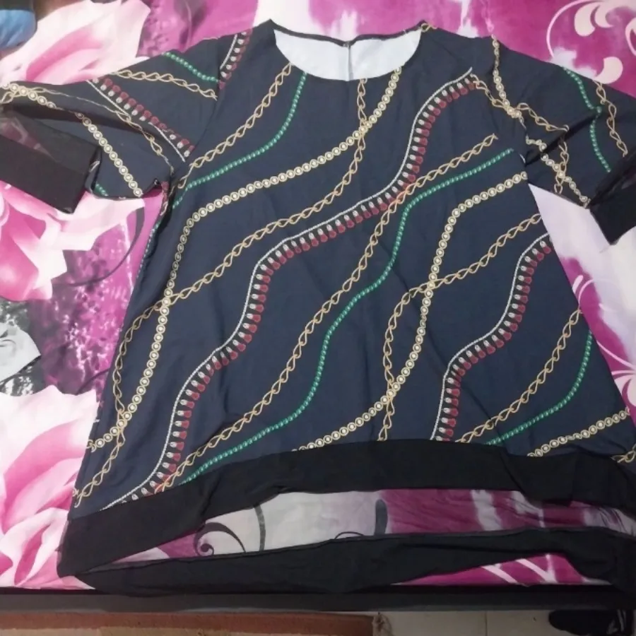 تونیک مجلسی یقه گرد