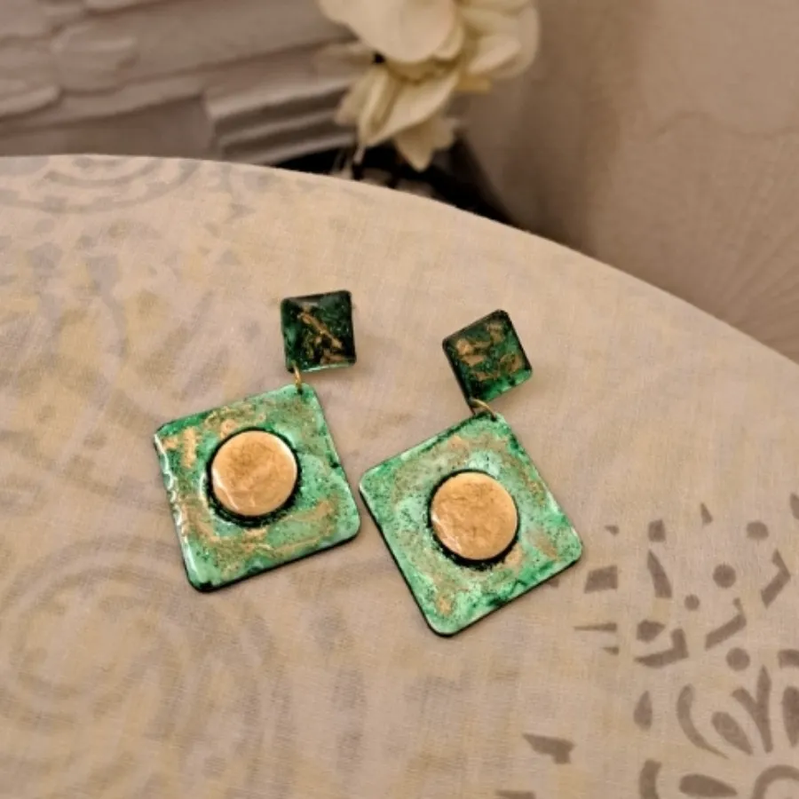 گوشواره هنری کار دست