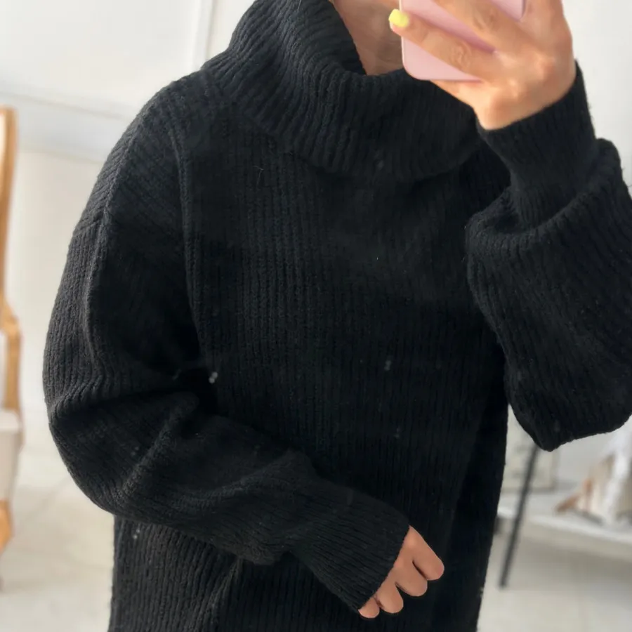 تونیک کاموا ترک یقه شل