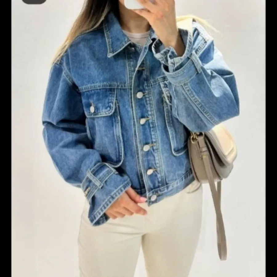 کراپ کت جین وارداتی