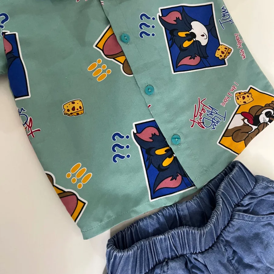 پیراهن و شلوارک ست