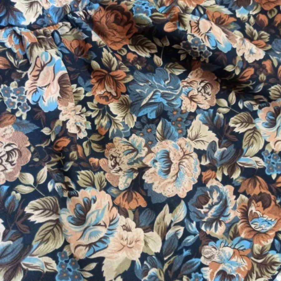 دامن کرپ گلدار دخترانه