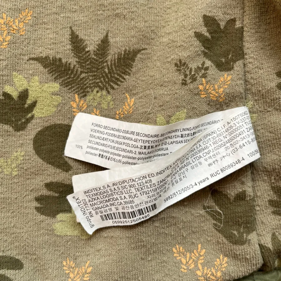 کاپشن پسرانه zara