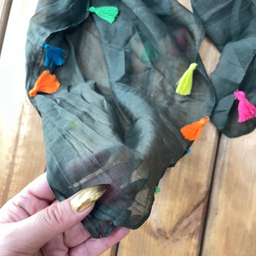 شال خوشگل سبز