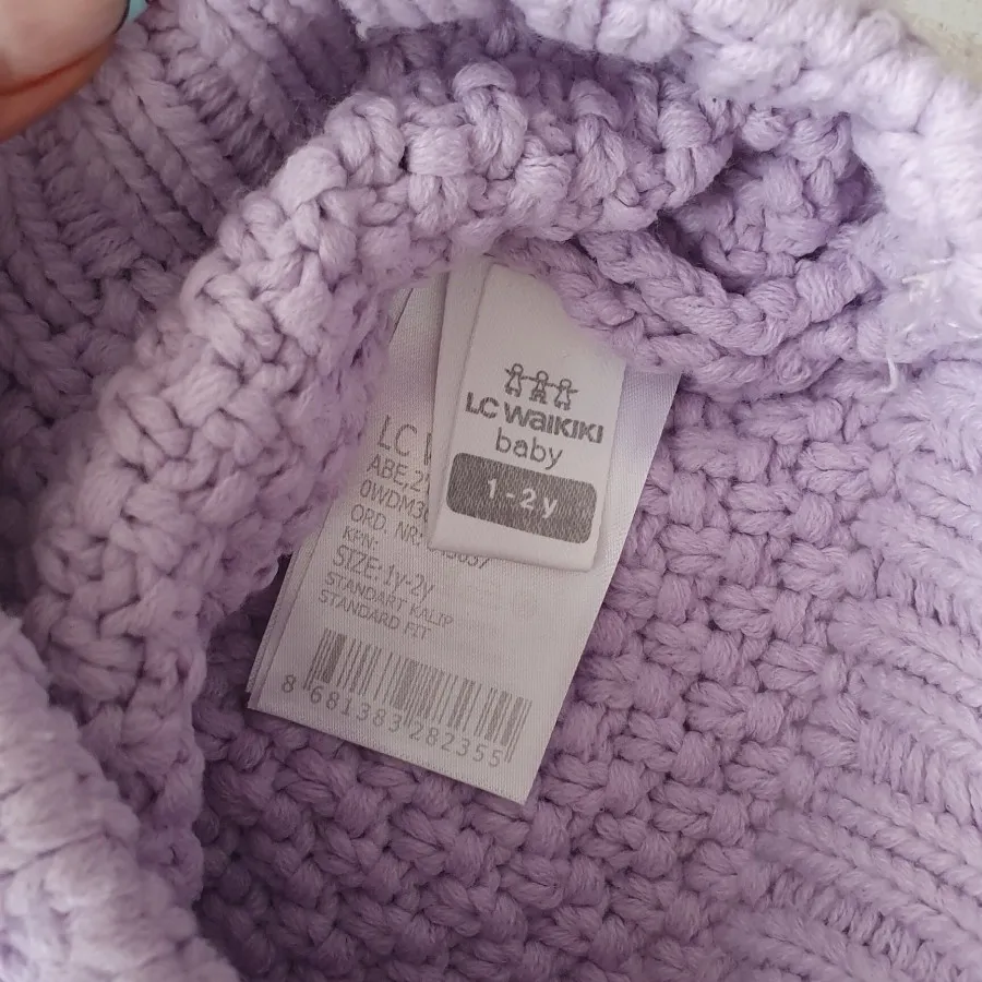 ست شال و کلاه بافت السی