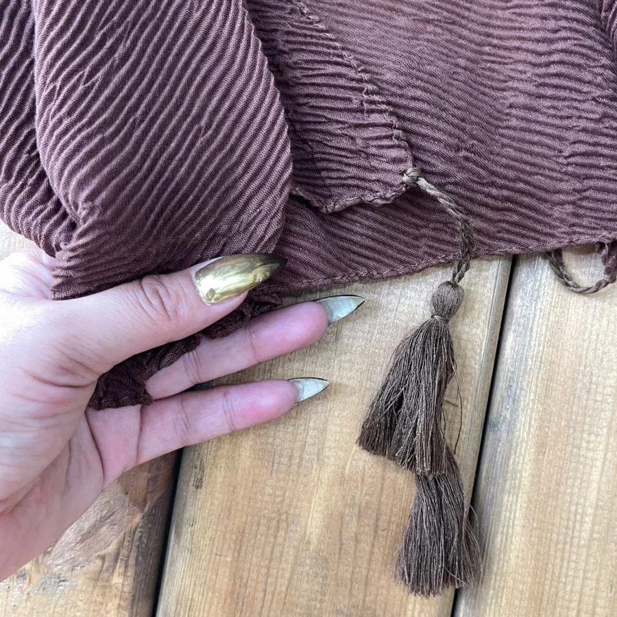 شال قهوه ای