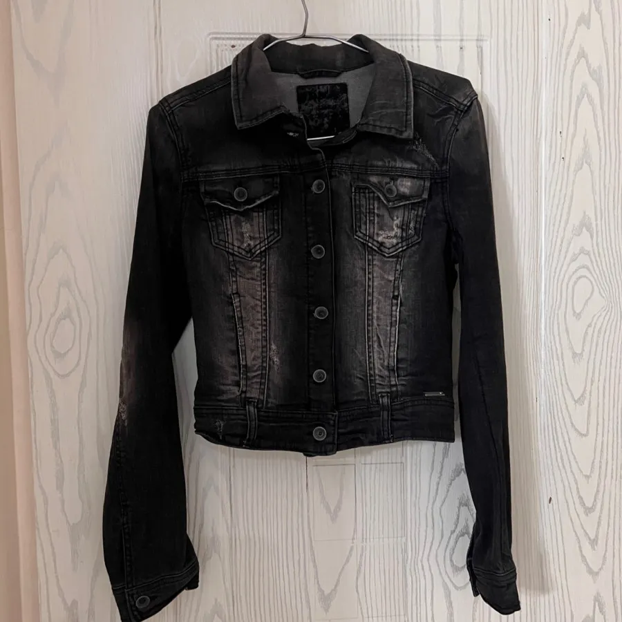 کت جین مشکی استرادیواریوس