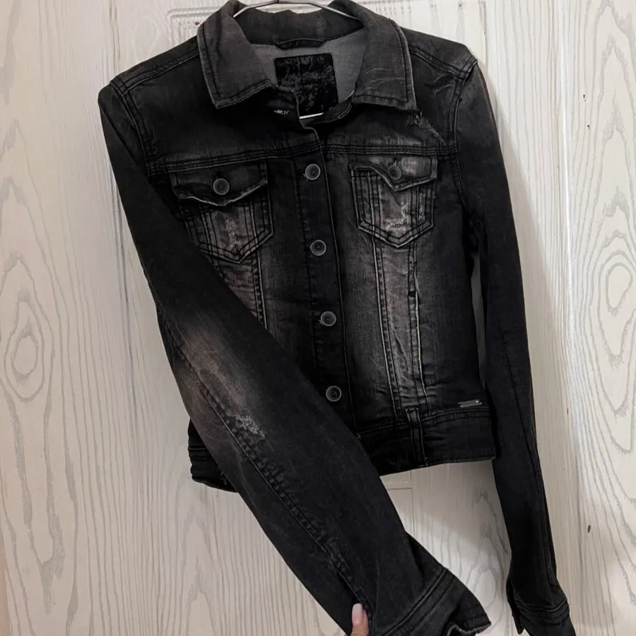 کت جین مشکی استرادیواریوس