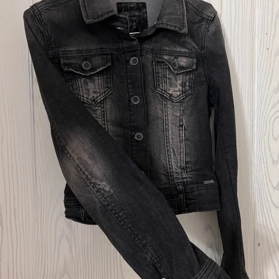 کت جین مشکی استرادیواریوس