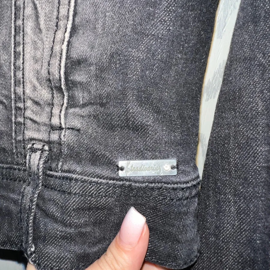 کت جین مشکی استرادیواریوس