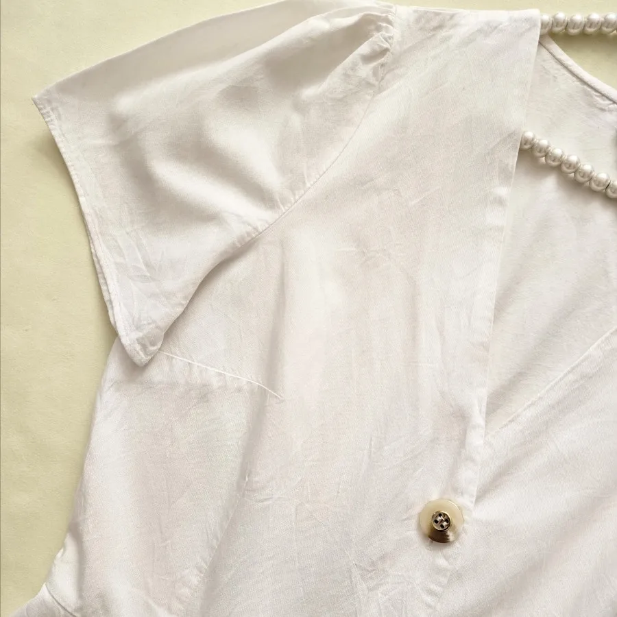 شومیز سفید عروسکی