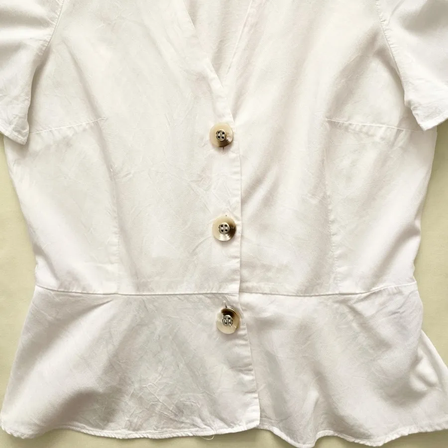 شومیز سفید عروسکی