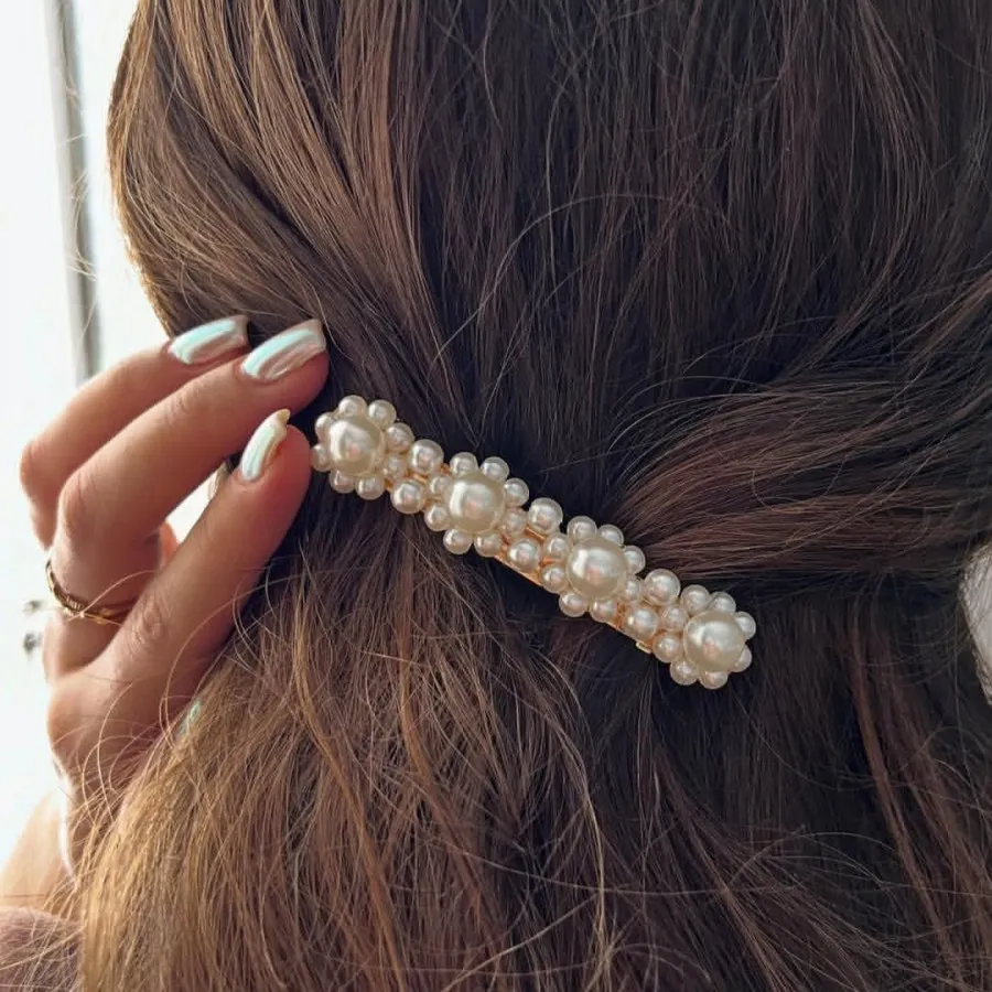 گیره کلیپس مو مرواریدی