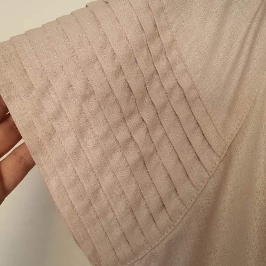 پیراهن کرم سایز 40