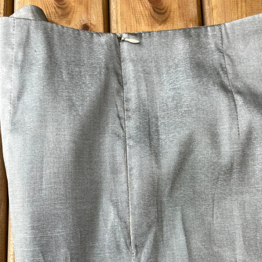 دامن مجلسی نقره ای