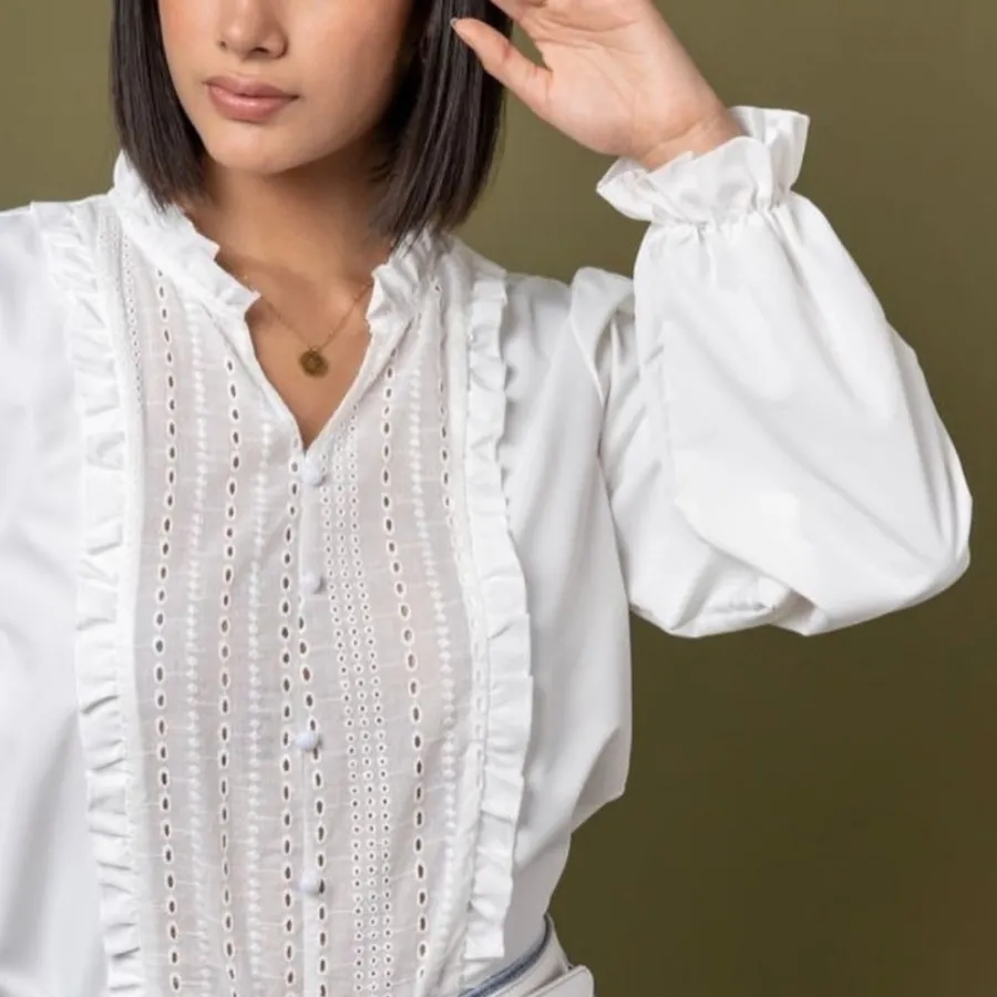 شومیز خامه دوزی Shein