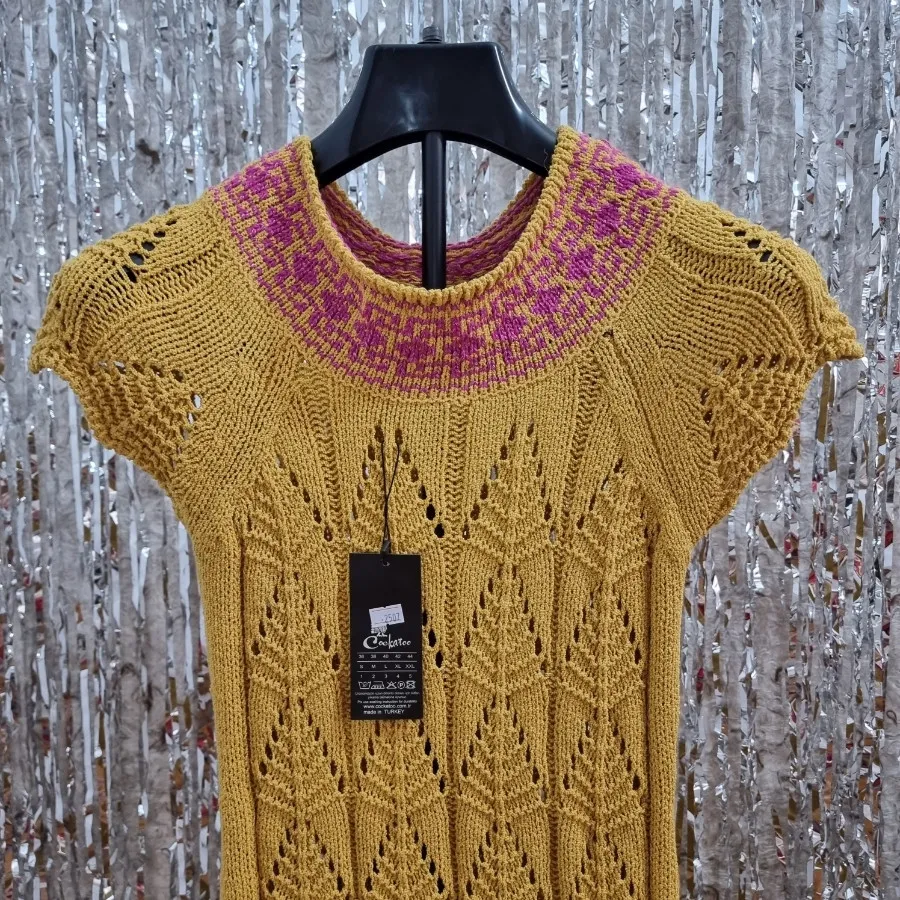 پیراهن بافت دخترونه