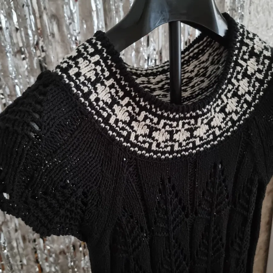 پیراهن بافت دخترانه