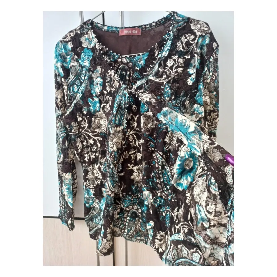 بلوز مجلسی دانتل گلدار