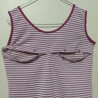 تاپ شیر دهی  دگمه دار