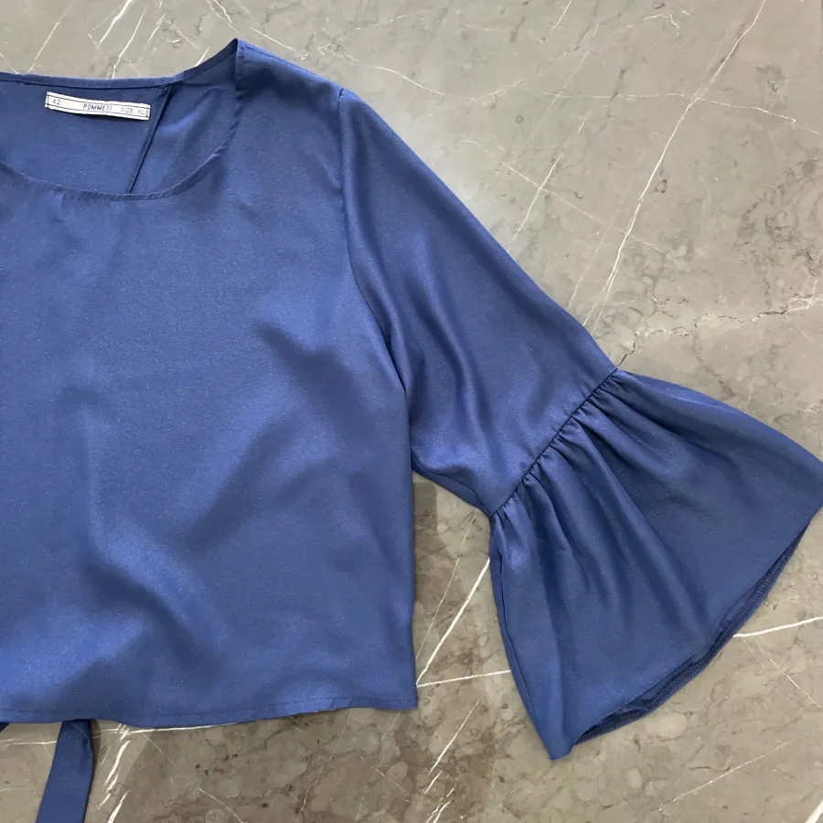 شومیز سرمه ای