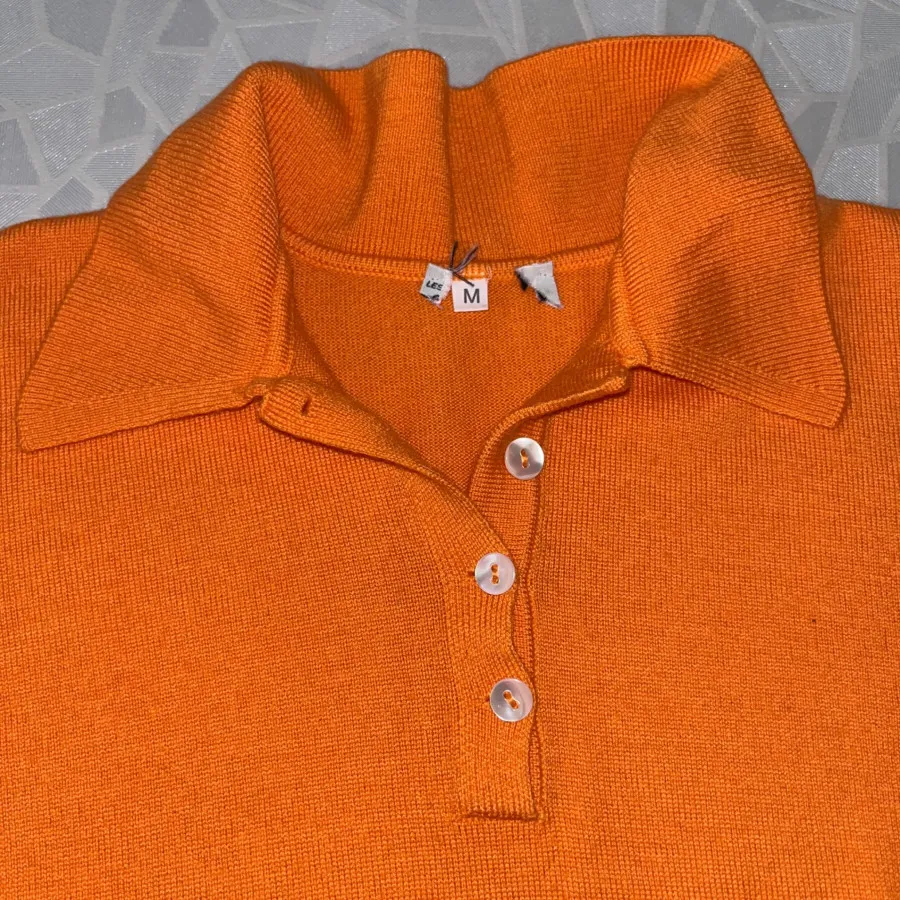 بلوز نارنجی پشمی نازک