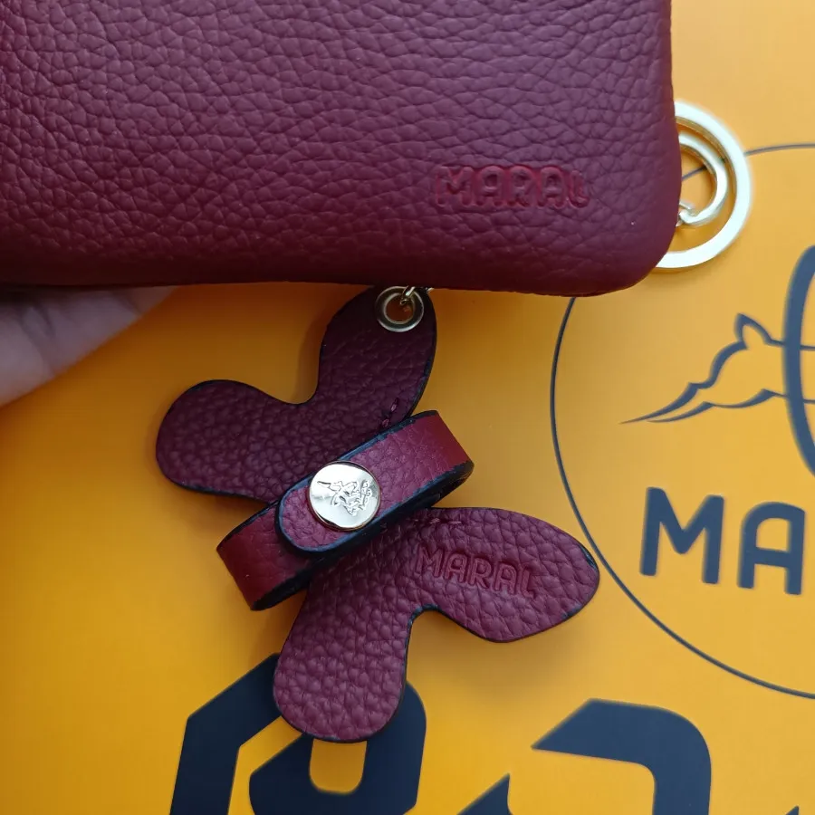 جاکلیدی جاسویچی چرم مارال