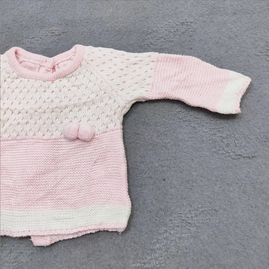 پیراهن ژاکت بافت نوزادی