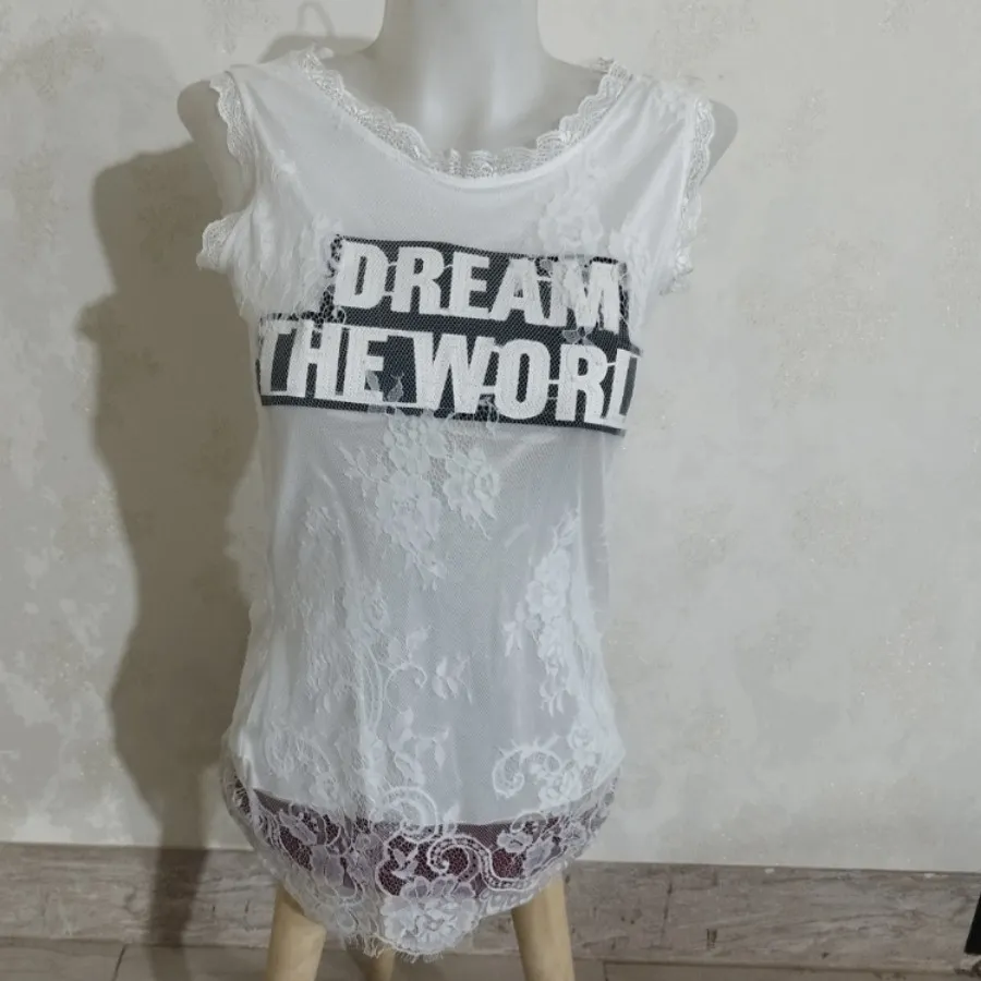 تاپ توری سفید مجلسی