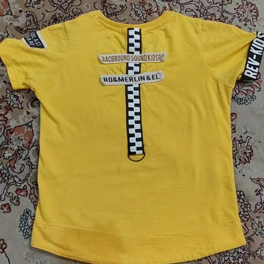 تیشرت زرد پسرونه