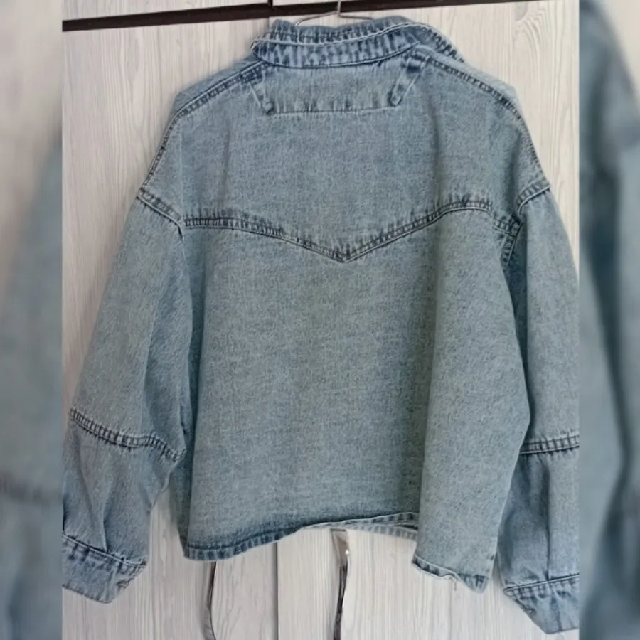 کت جین برند زیبا کوتاه