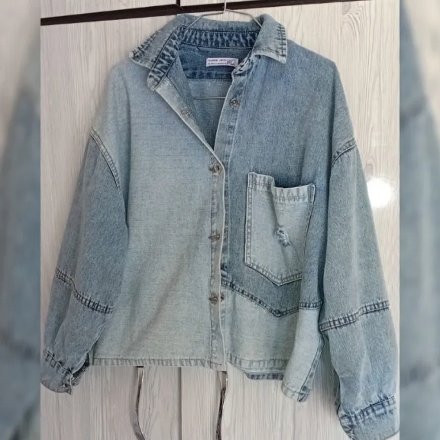 کت جین برند زیبا کوتاه