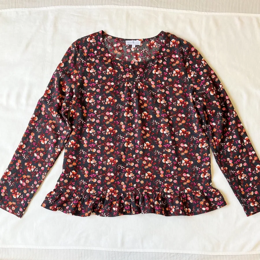 بلوز فلورال نخی