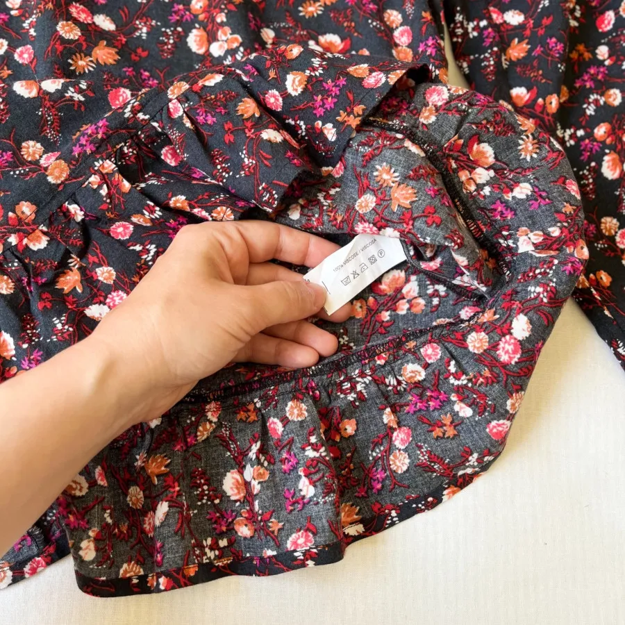 بلوز فلورال نخی