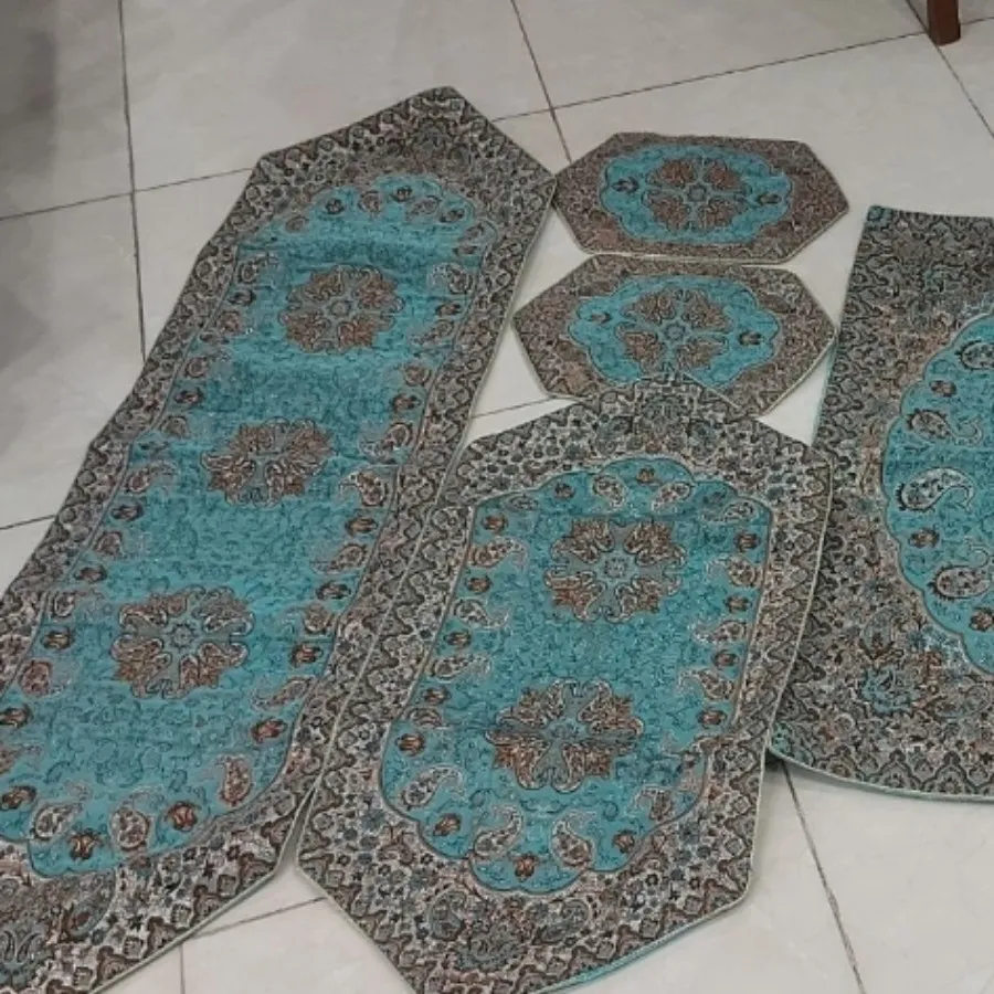 رومیزی سنتی ترمه 5تکه