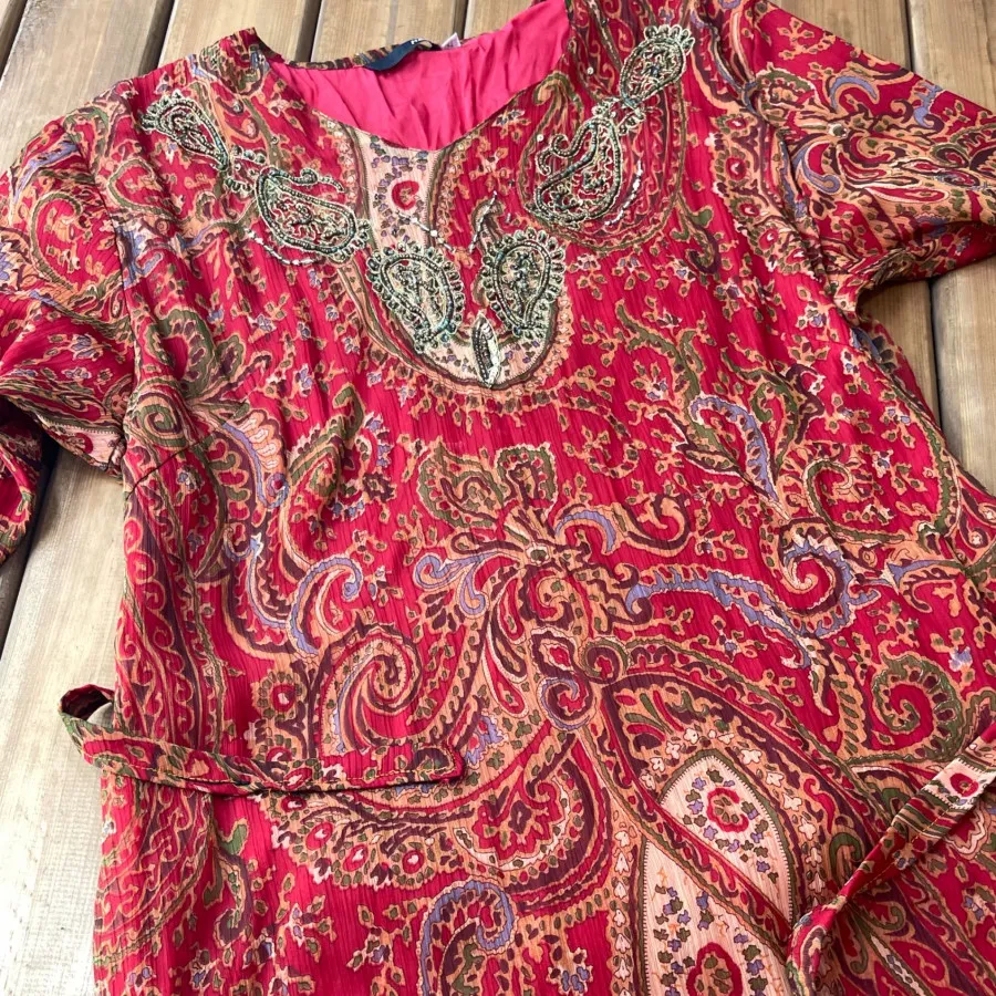 تونیک حریر آستر دار