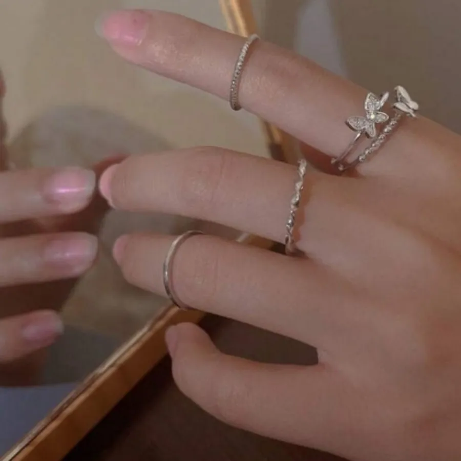 پک انگشتر بوهمی استیل