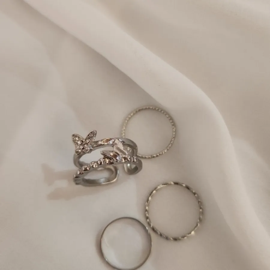 پک انگشتر بوهمی استیل