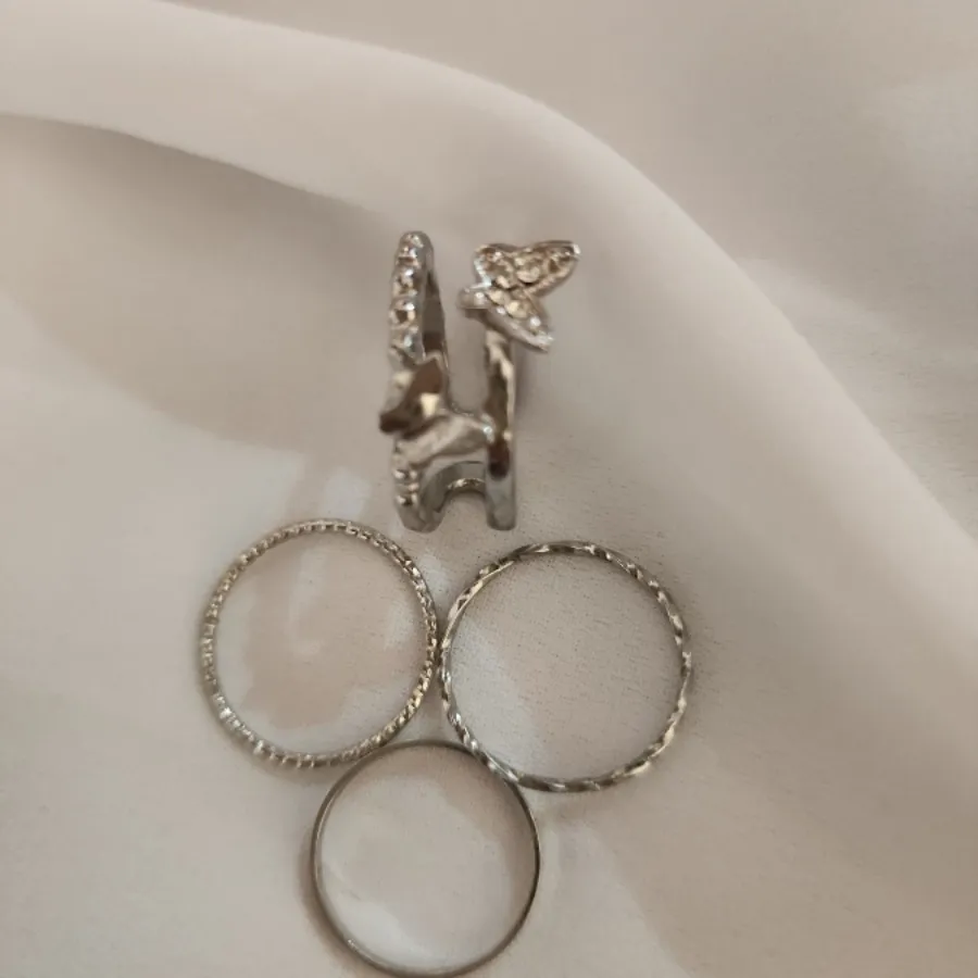 پک انگشتر بوهمی استیل