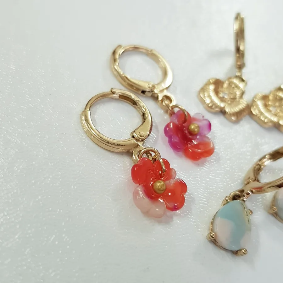 پک سه جفتی گوشواره طلایی