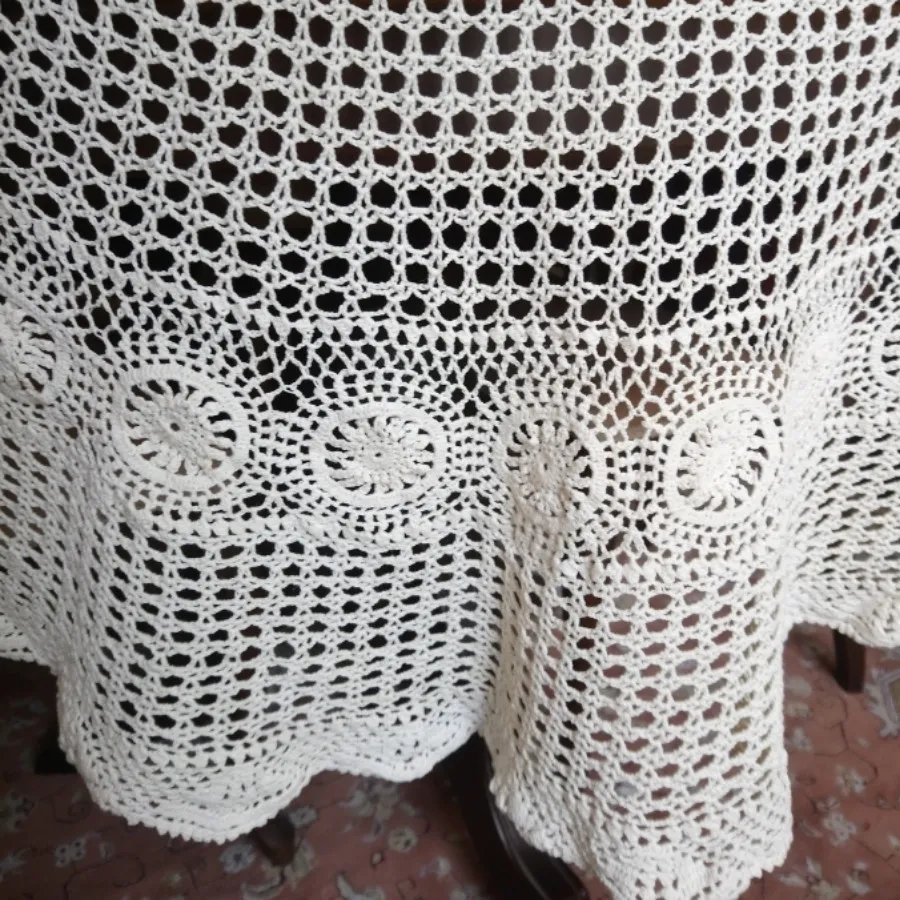 رومیزی قلاب بافی خارجی