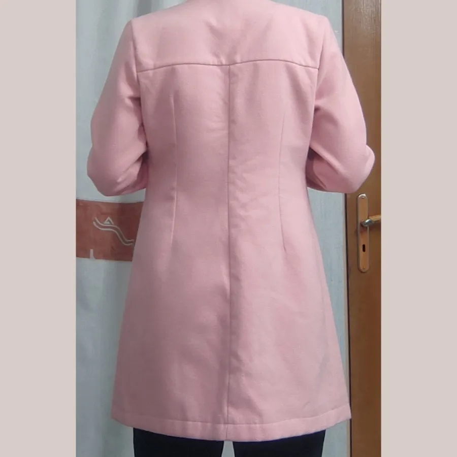 پالتو پاییزه صورتی روشن