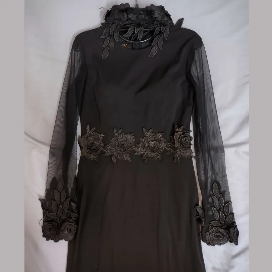 لباس مجلسی مشکی بلند