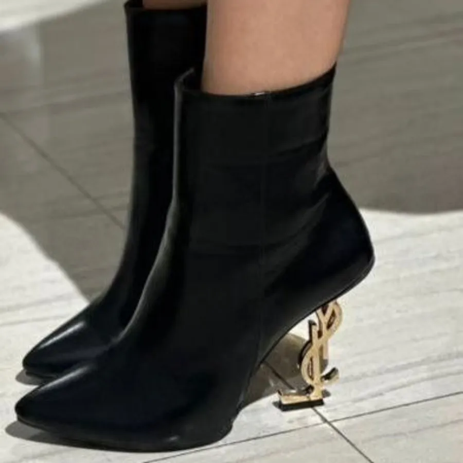 نیم بوت مجلسی YSL پاشنه9