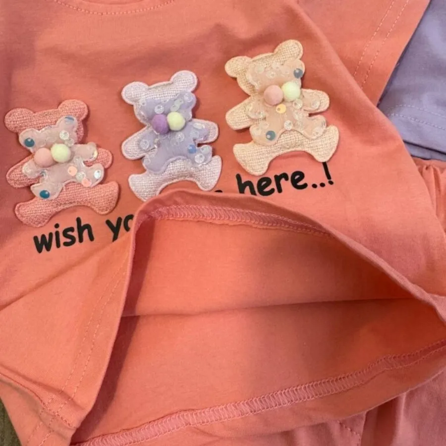 تیشرت شلوارک سه خرس 1تا2س