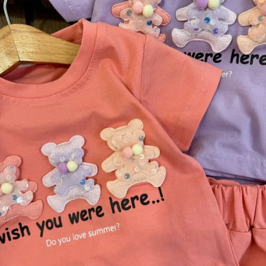 تیشرت شلوارک سه خرس 1تا2س