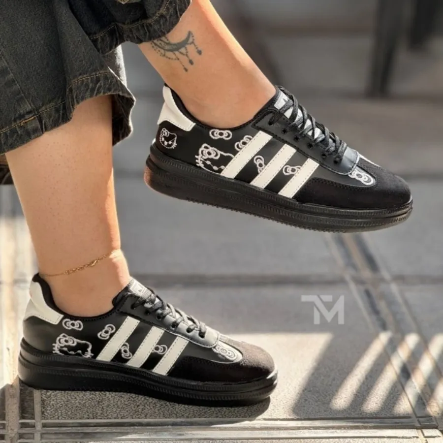 کفش کتانی شیک مشکی