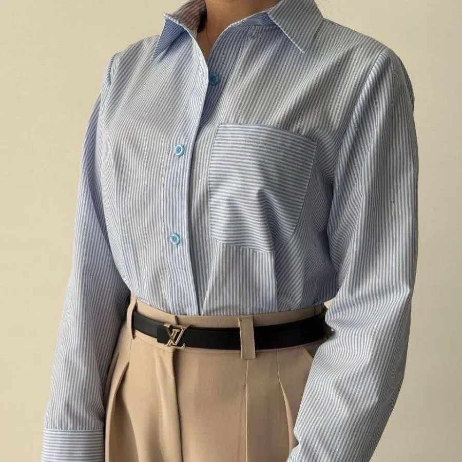 شومیز راه راه شیک